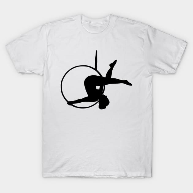 Aerialist Aerial Hoop Lyra T-Shirt by Libbygig